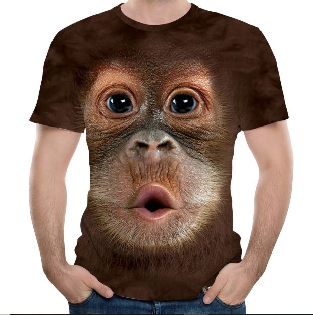 Visage de singe t-shirt
